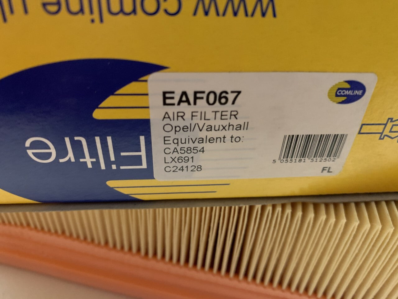 For Vectra For Opel Comline EAF067 Air Filter