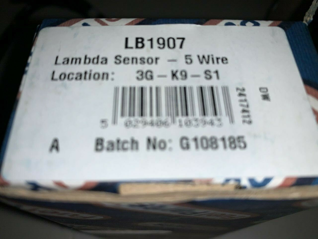 Fuel Parts LB1907 Lambda Sensor Oxygen o2 Sensor fits Audi Seat Skoda VW 