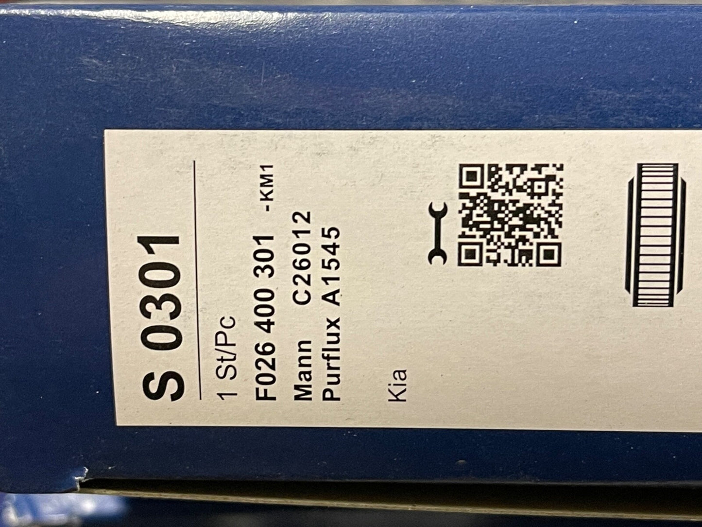 Bosch S0301 Air Filter fits Kia Carens Magentis 2003-onwards