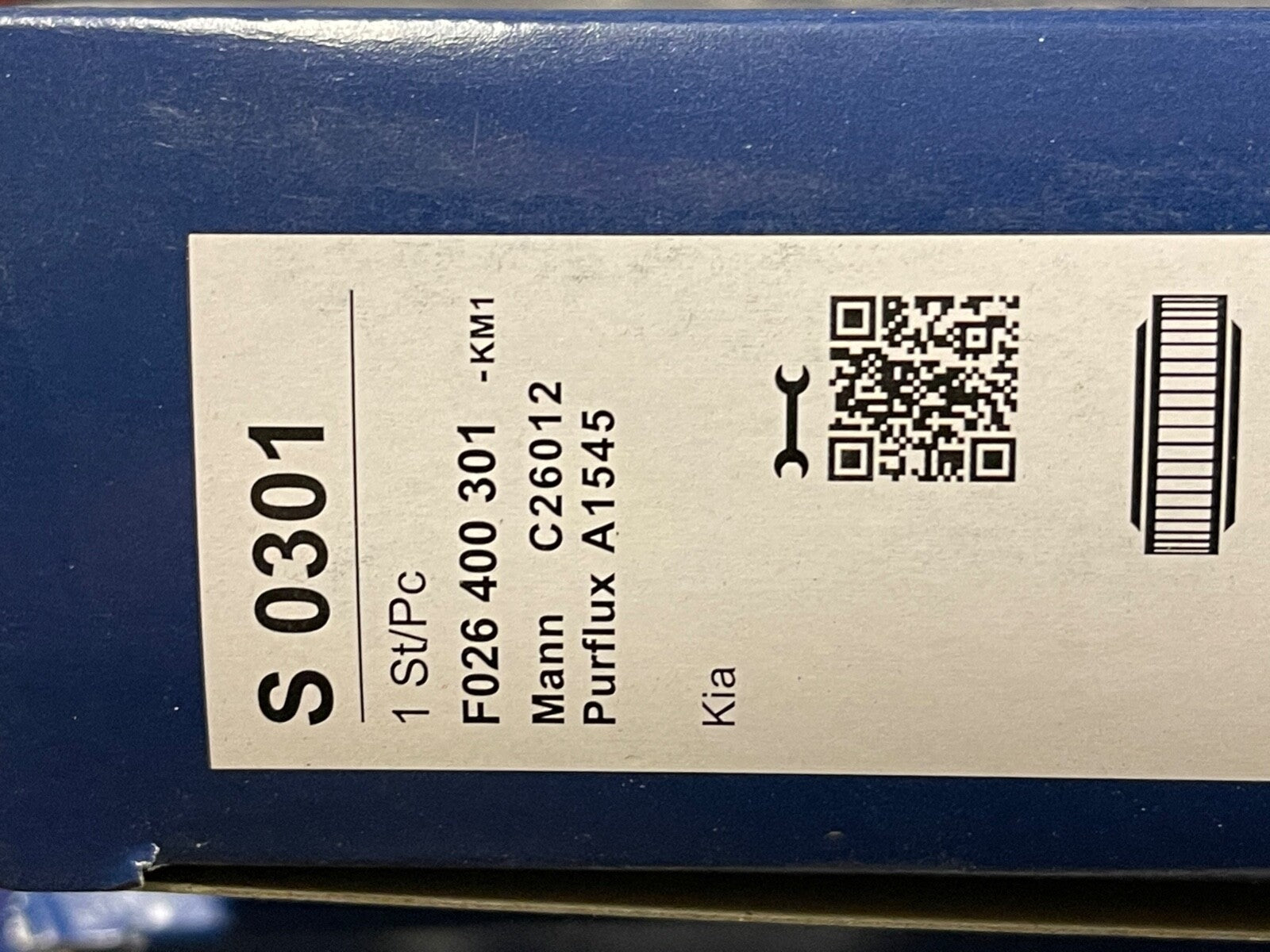 Bosch S0301 Air Filter fits Kia Carens Magentis 2003-onwards