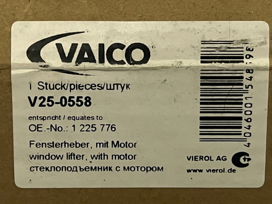 Vaico V25-0558 Window Regulator LH with Motor fits Ford Fiesta MK5 2001-2008