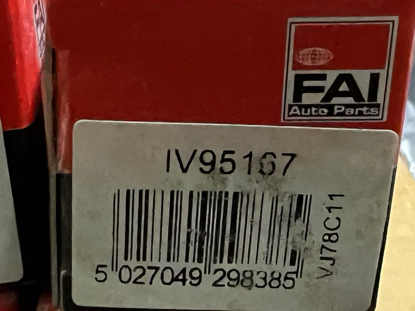 FAI IV95167 Inlet Valve fits Ford Ranger