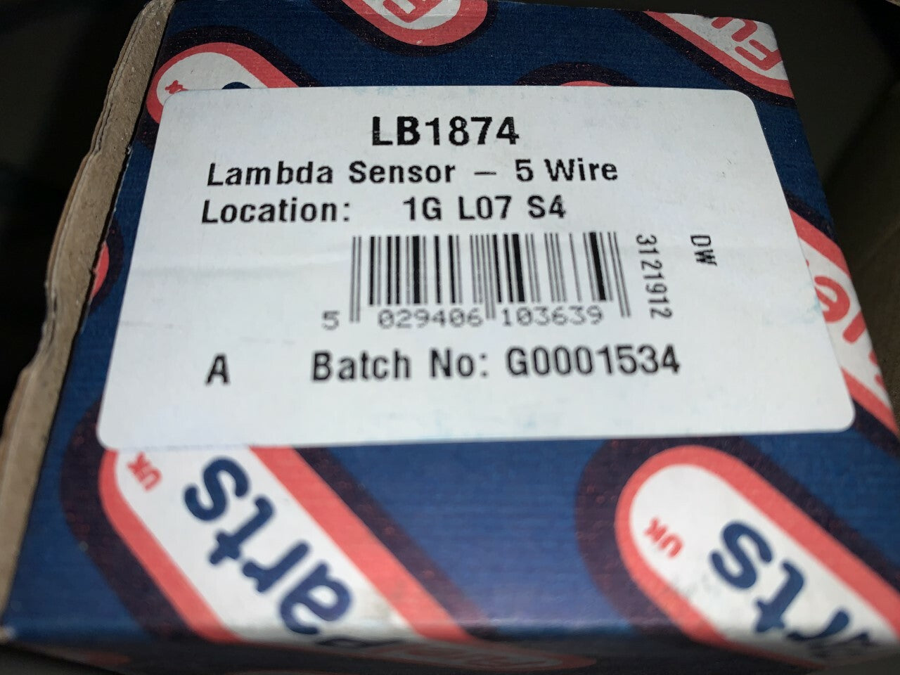 Fuel Parts LB1874 Lambda Sensor Oxygen o2 Sensor fits Mercedes