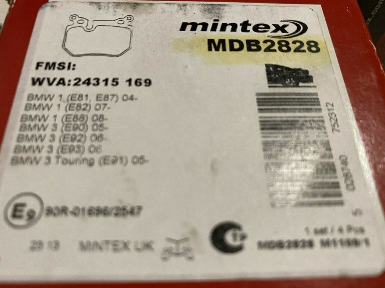 Mintex MDB2828 Rear Brake Pad Set