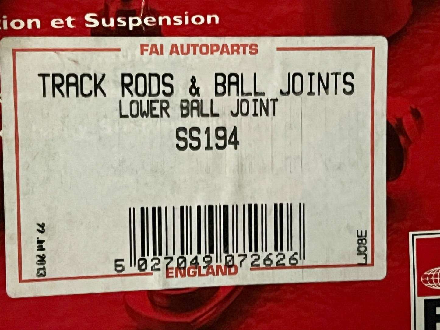 FAI SS194 Front Lower Ball Joint Fits TOYOTA COROLLA CARINA