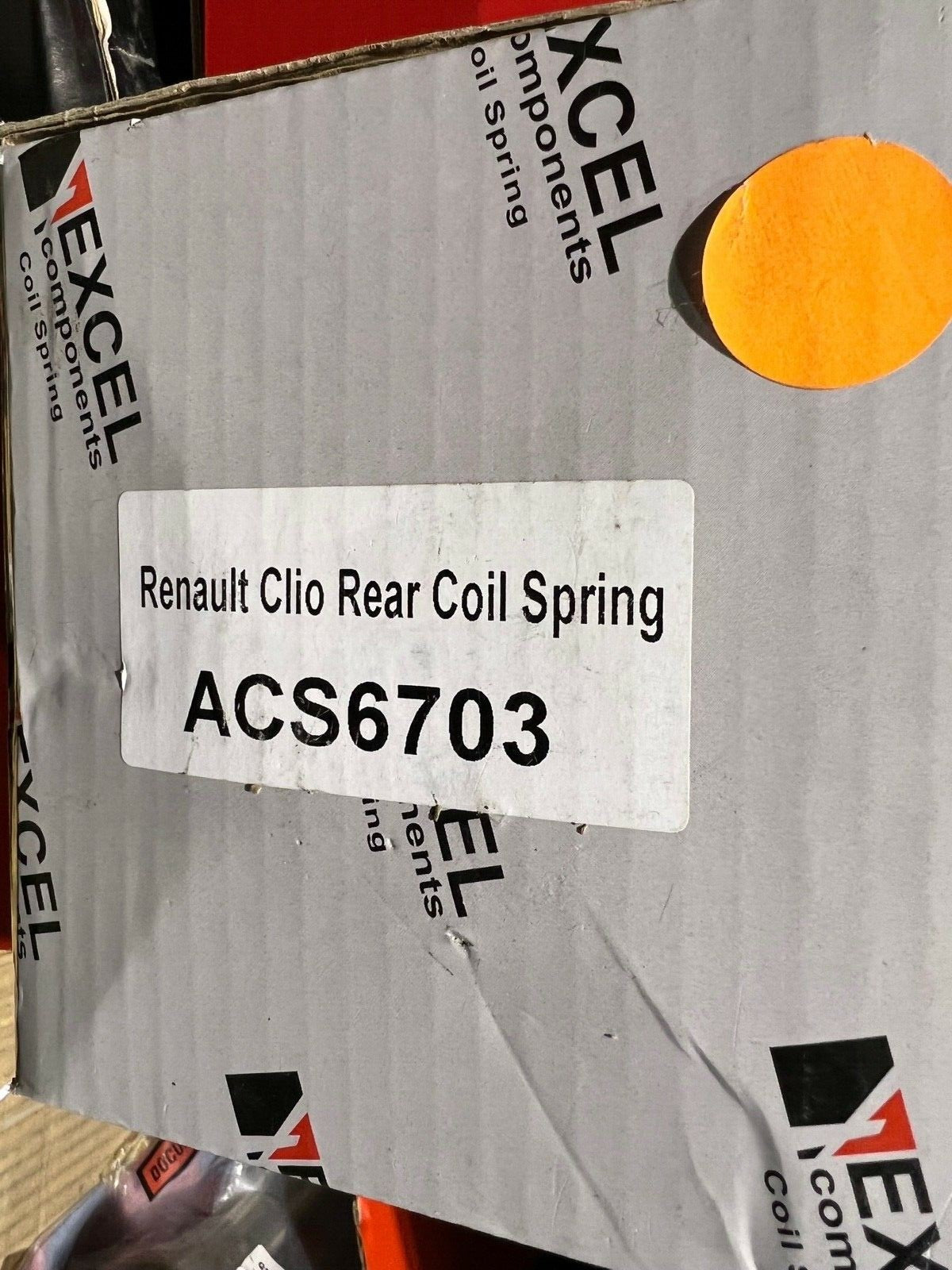 EAG  Excel ACS6703 Rear Coil Spring fits Renault Clio MK2 1998-2005