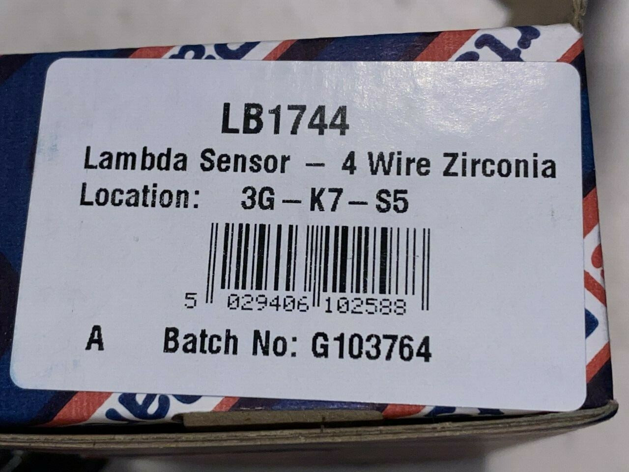 Fuel Parts LB1744 Lambda Sensor Oxygen o2 Sensor