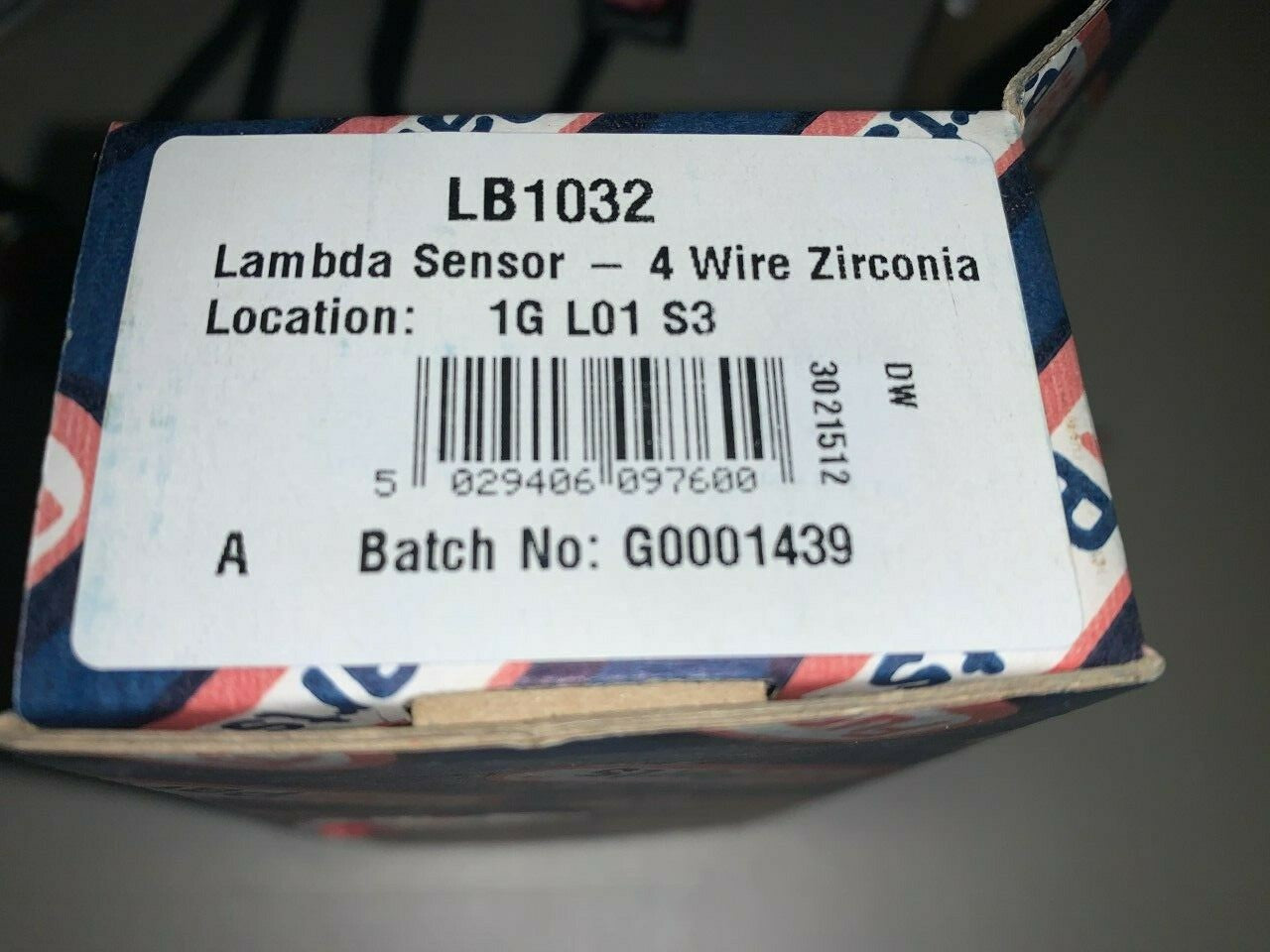 Fuel Parts LB1032 Lambda Sensor Oxyen o2 Sensor fits Ford