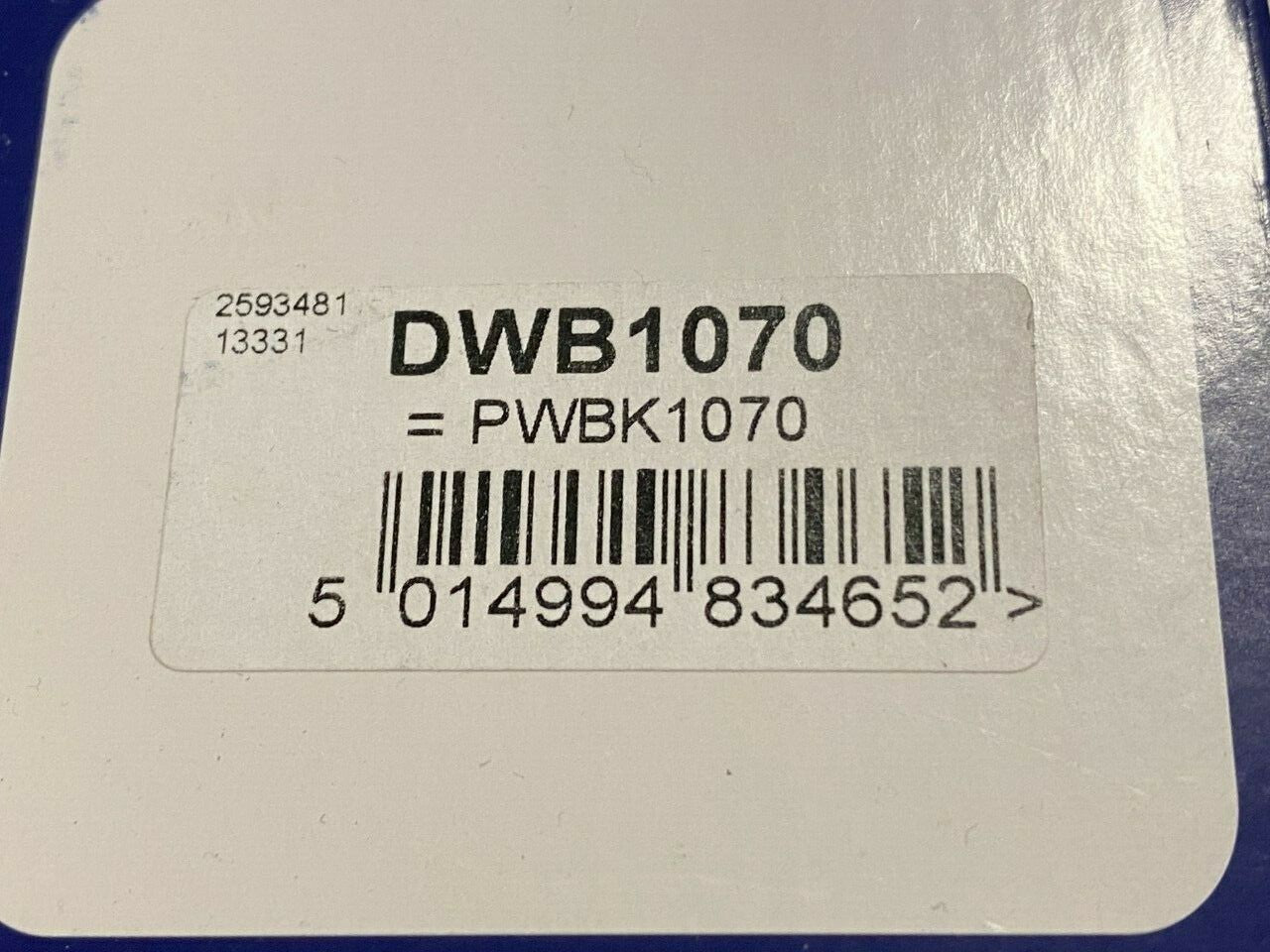 DWB1070 Wheel Bearing Kit