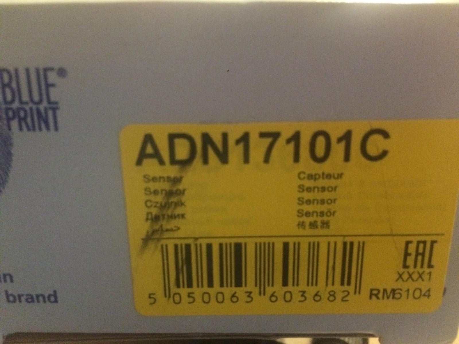 ABS Sensor fits Nissan Primera 96-01 Front Left Near Side ADN17101C Blue Print