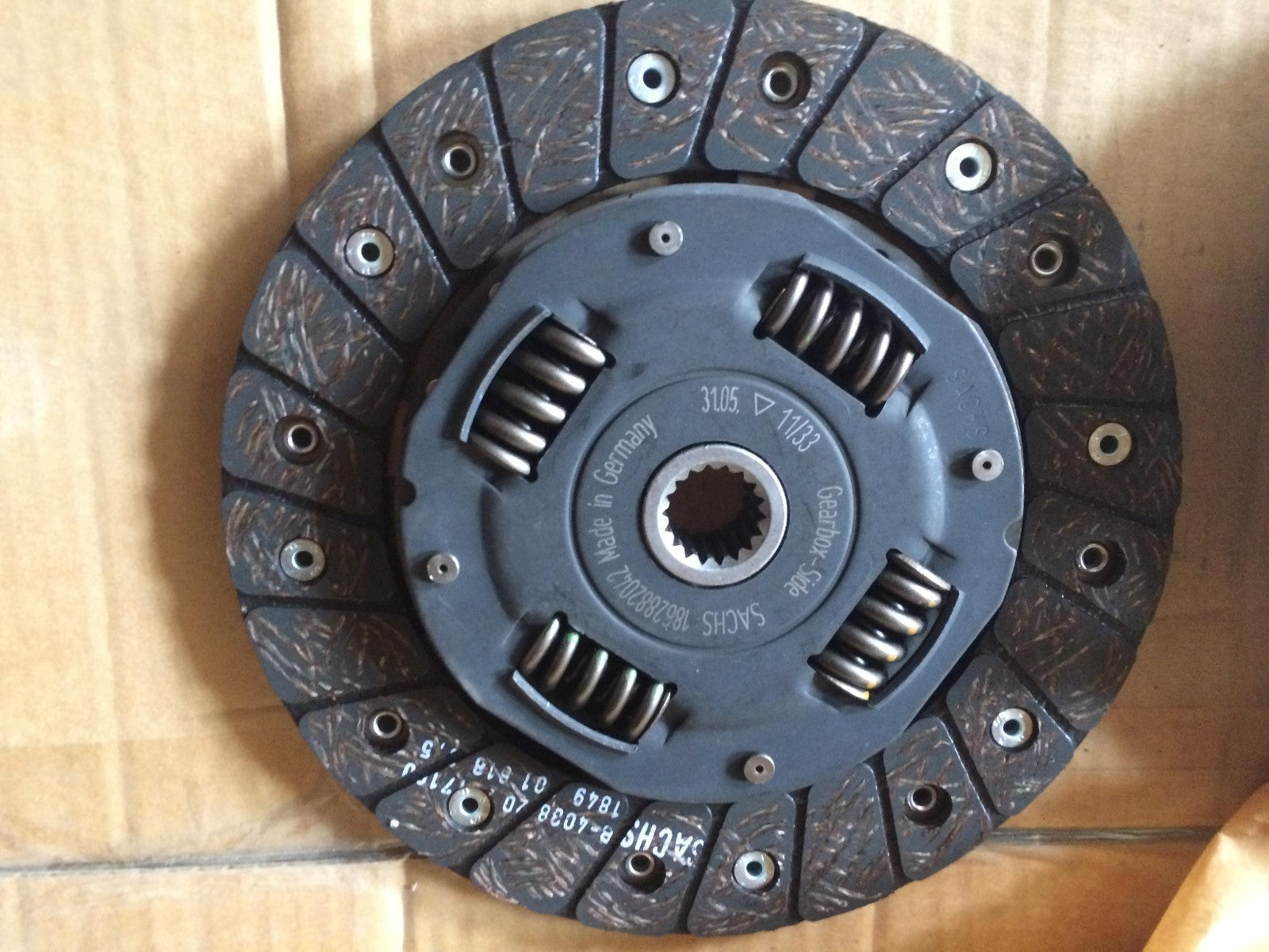 3 Piece Clutch Kit Plate Cover Bearing Citroen Peugeot Talbot Sachs 3000951725