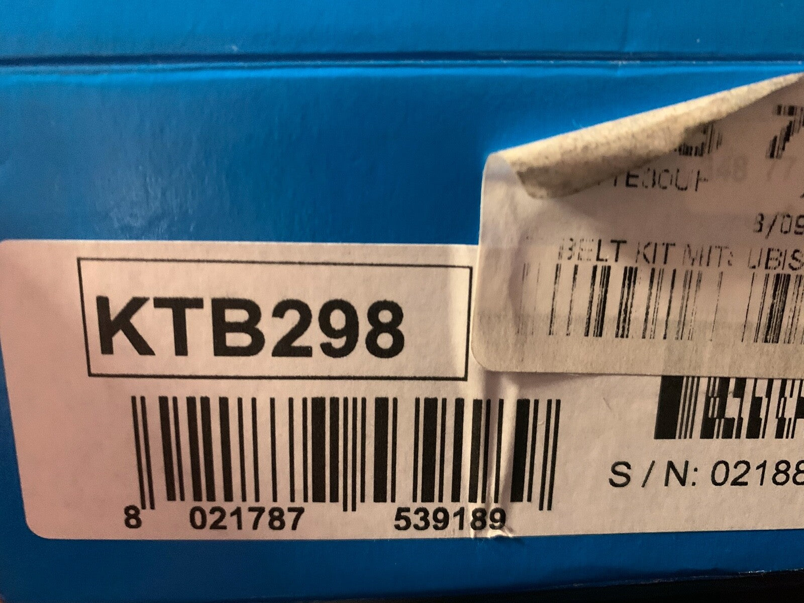 Dayco KTB298 KDD-538 Timing Belt Kit fits Mitsubishi