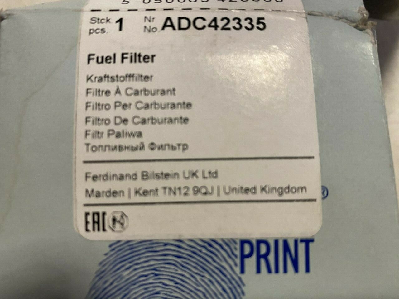 Blue Print ADC42335 Fuel Filter fits Mitsubishi