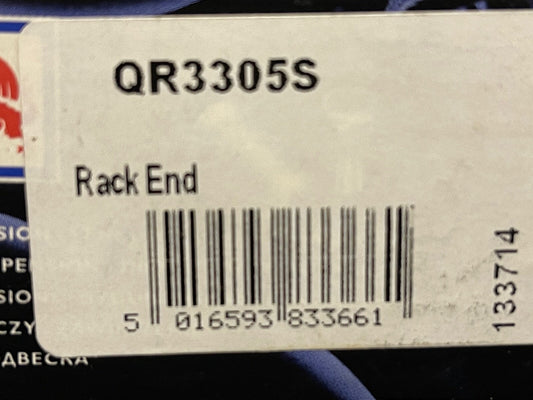 QH QR3305S Tie Rod Inner Rack End fits Volvo