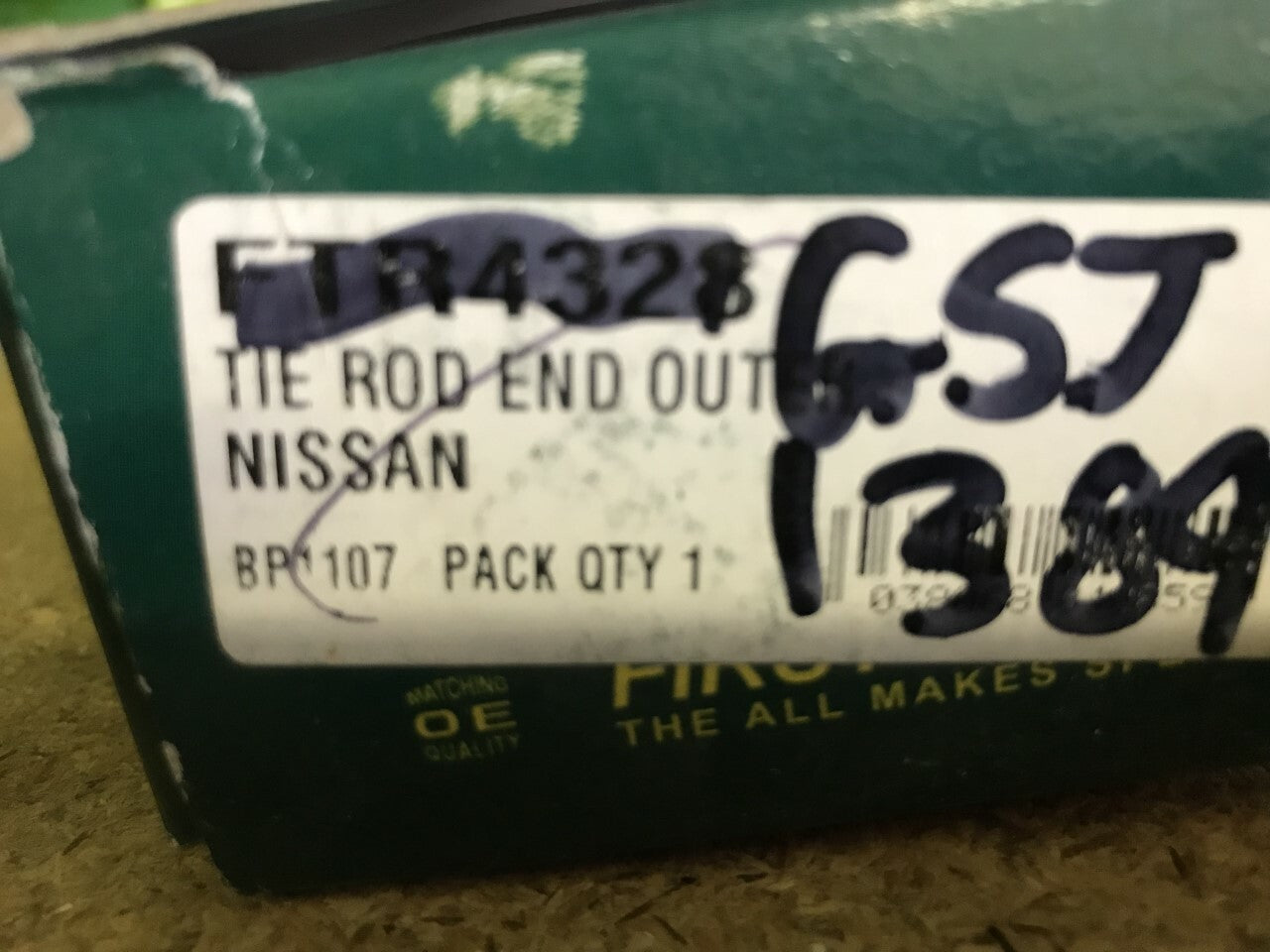 Fiat Panda Seat Marbella Terra First Line FTR4128 Tie Rod End