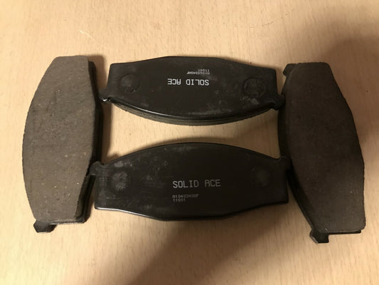 Front Brake Pads fits Nissan Cabstar 1989-1994 2.0 2.5TD SolidAce N104034