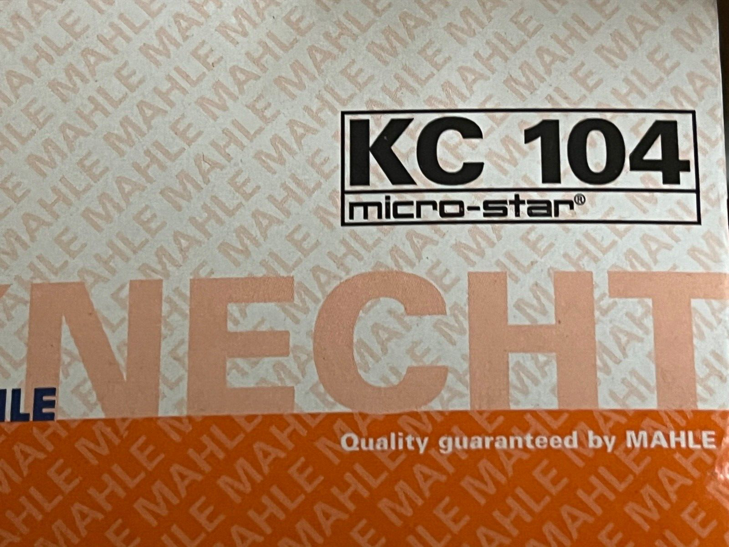 Mahle KC104 Fuel Filter fits Volvo