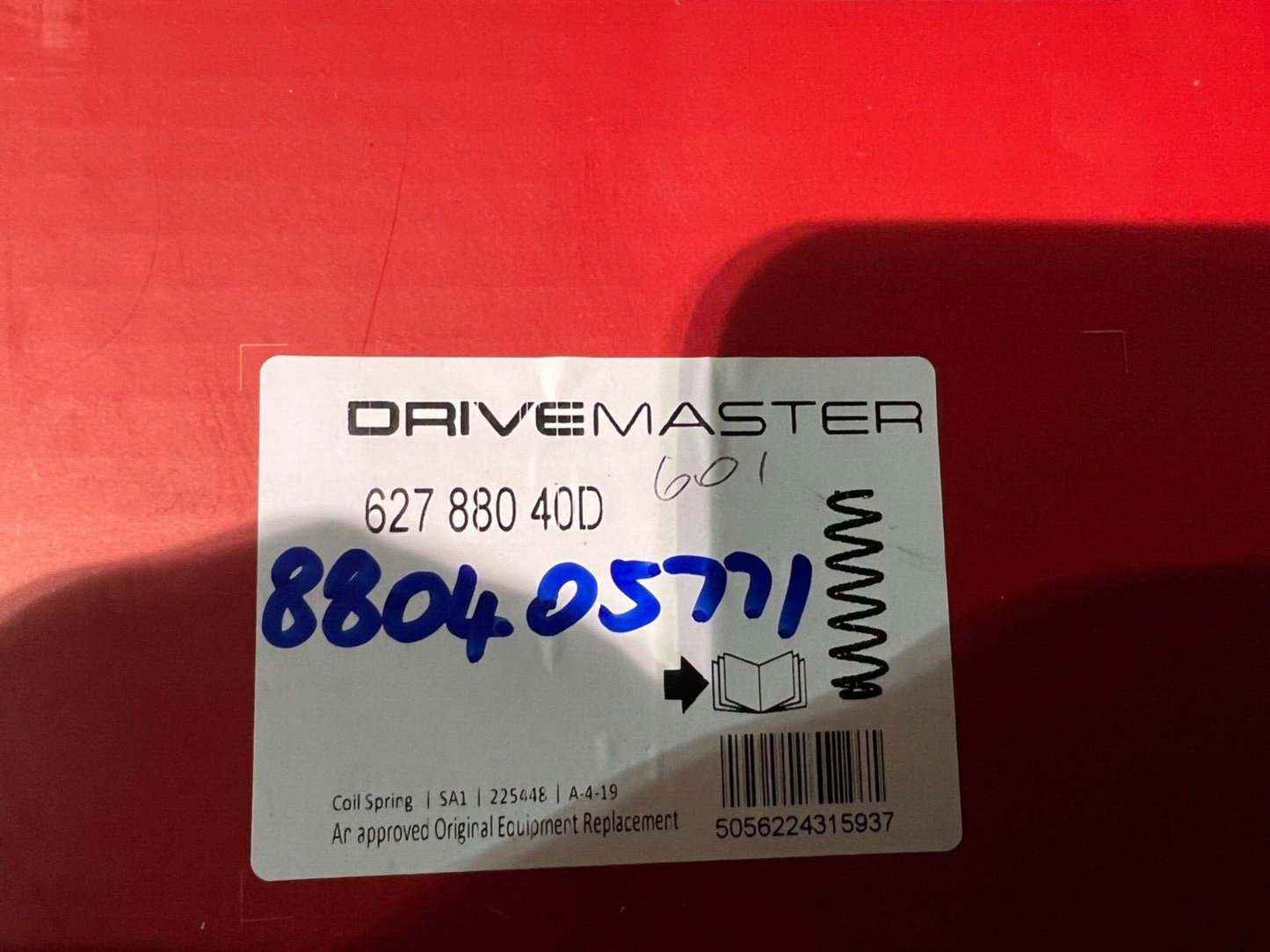Drivemaster 880405771 Rear Coil Spring fits SAAB 9-3 Cadillac BLS 2006-on