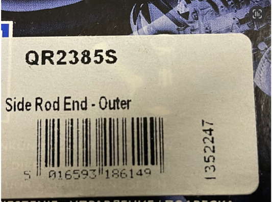QH QR2385S Front Track Tie Rod End fits Carbodies FX Fairway