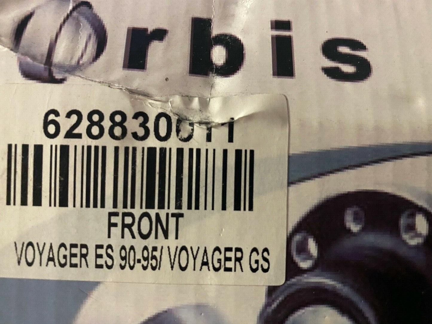Orbis 628830011 Front Wheel Bearing Fits Chrysler Voyager 1990-1995