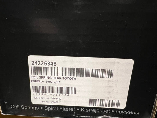 NF Parts 2422638 4292519 Rear Coil Spring fits Toyota