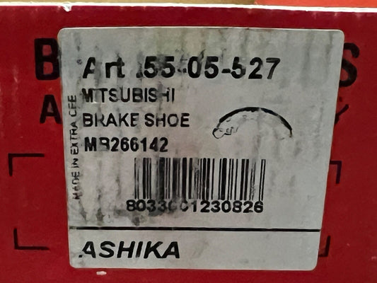 Ashika 55-05-527 Rear Brake Shoe Set fits Mitsubishi