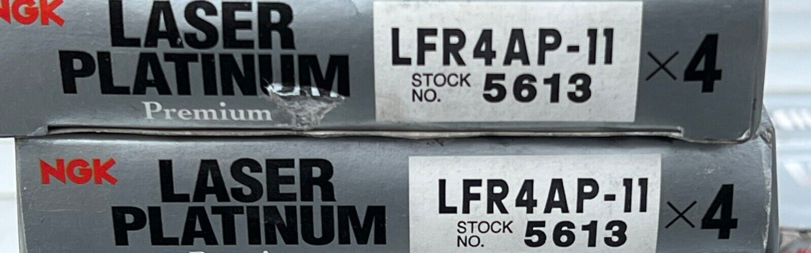 NGK LFR4AP-11 5613 Spark Plug set of 4