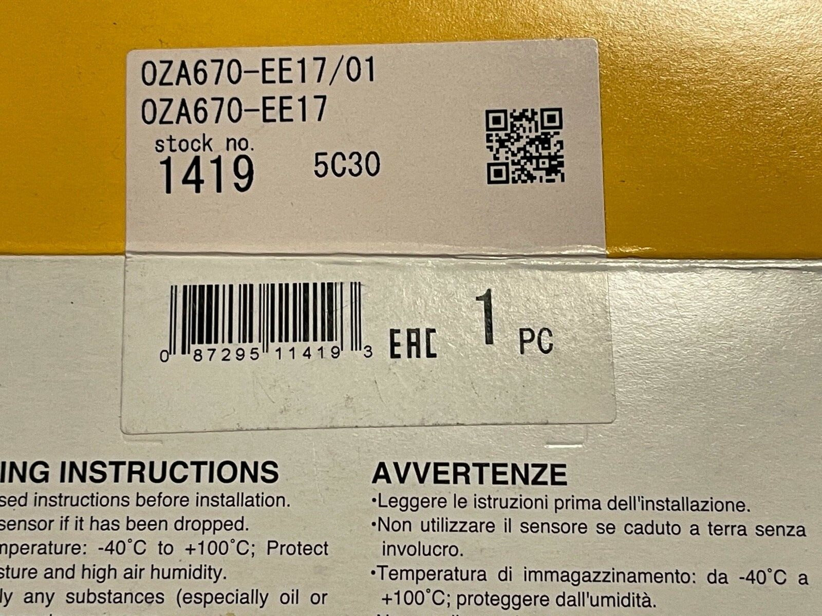 NGK OZA670-EE17 Lambda Sensor o2 Sensor fits Toyota