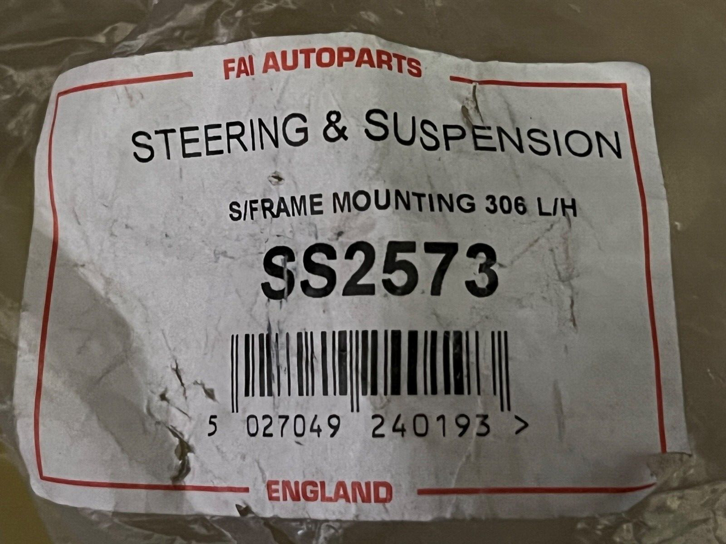 FAI SS2573 Subframe Bush Fits For Peugeot 306 Citroen Xsara ZX Rear Axle LH