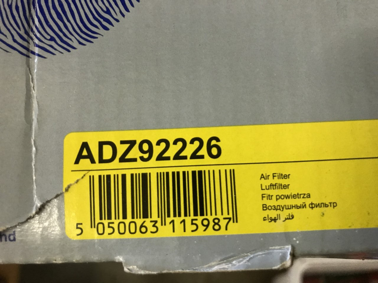 Lorry Air Filter Isuzu F Series 5.2dt Truck 7.8dt Truck Blue Print ADZ92226