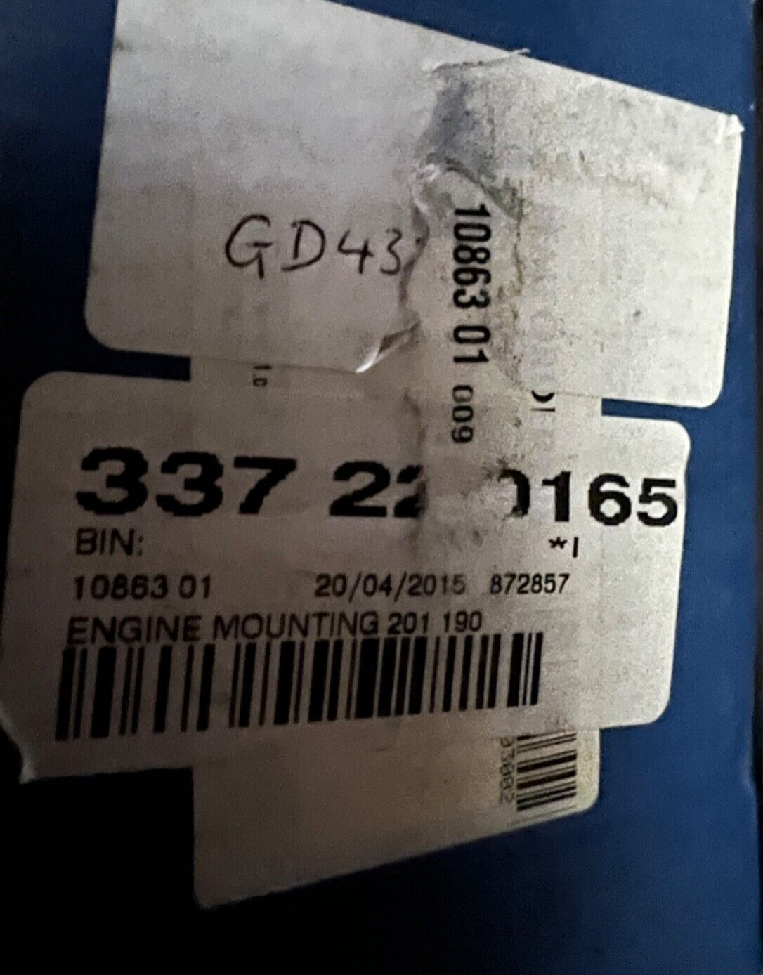 Lemforder 1086301 Bush-Mounting Engine Mount fits Mercedes 190