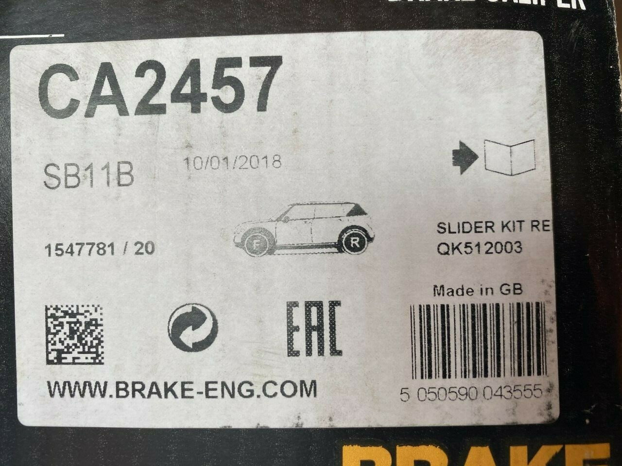 Brake Engineering CA2457 Rear Brake Caliperfits Ford Seat VW Volkswagon