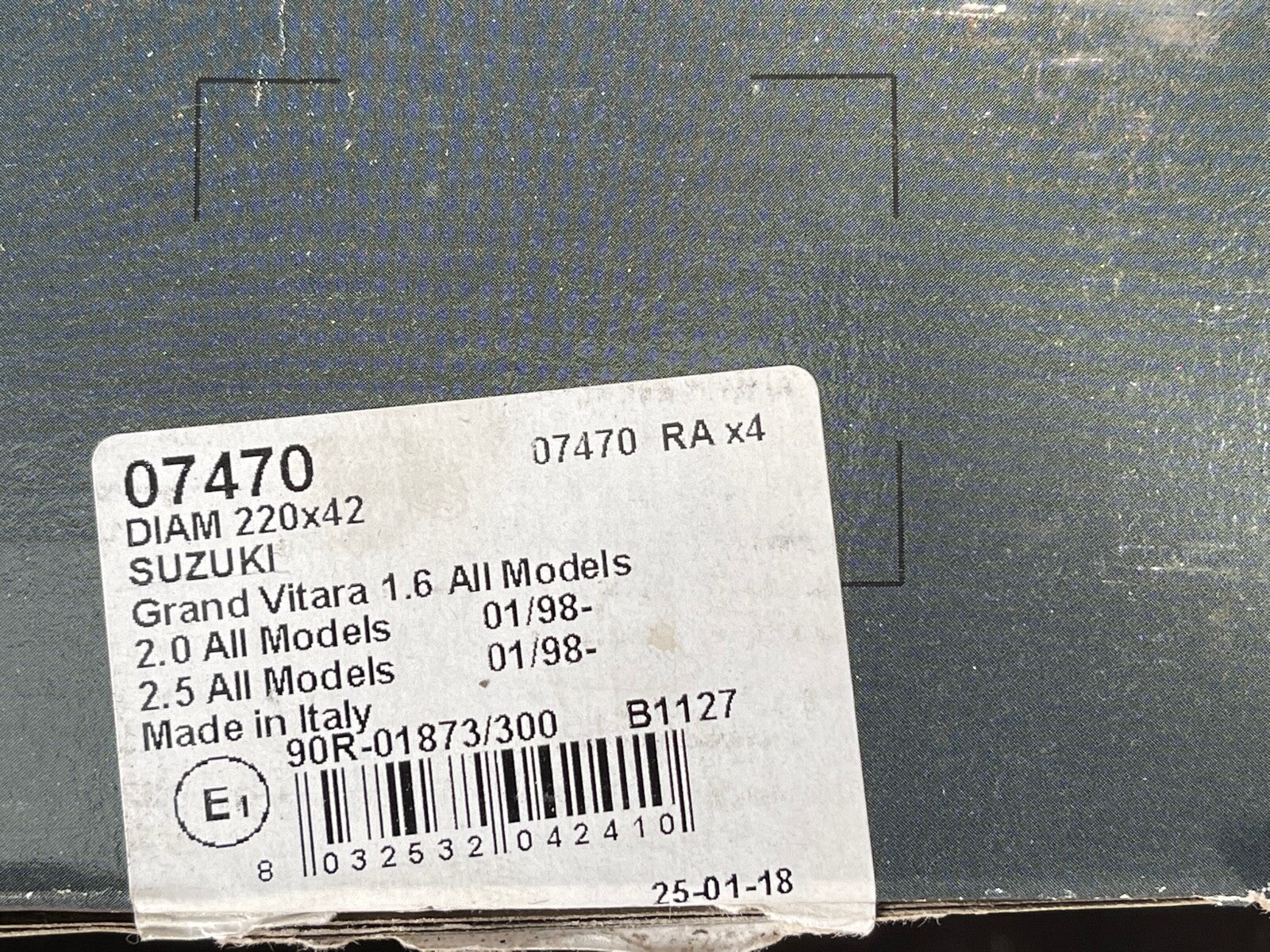 LPR 07470 Brake Shoe Set fits Suzuki
