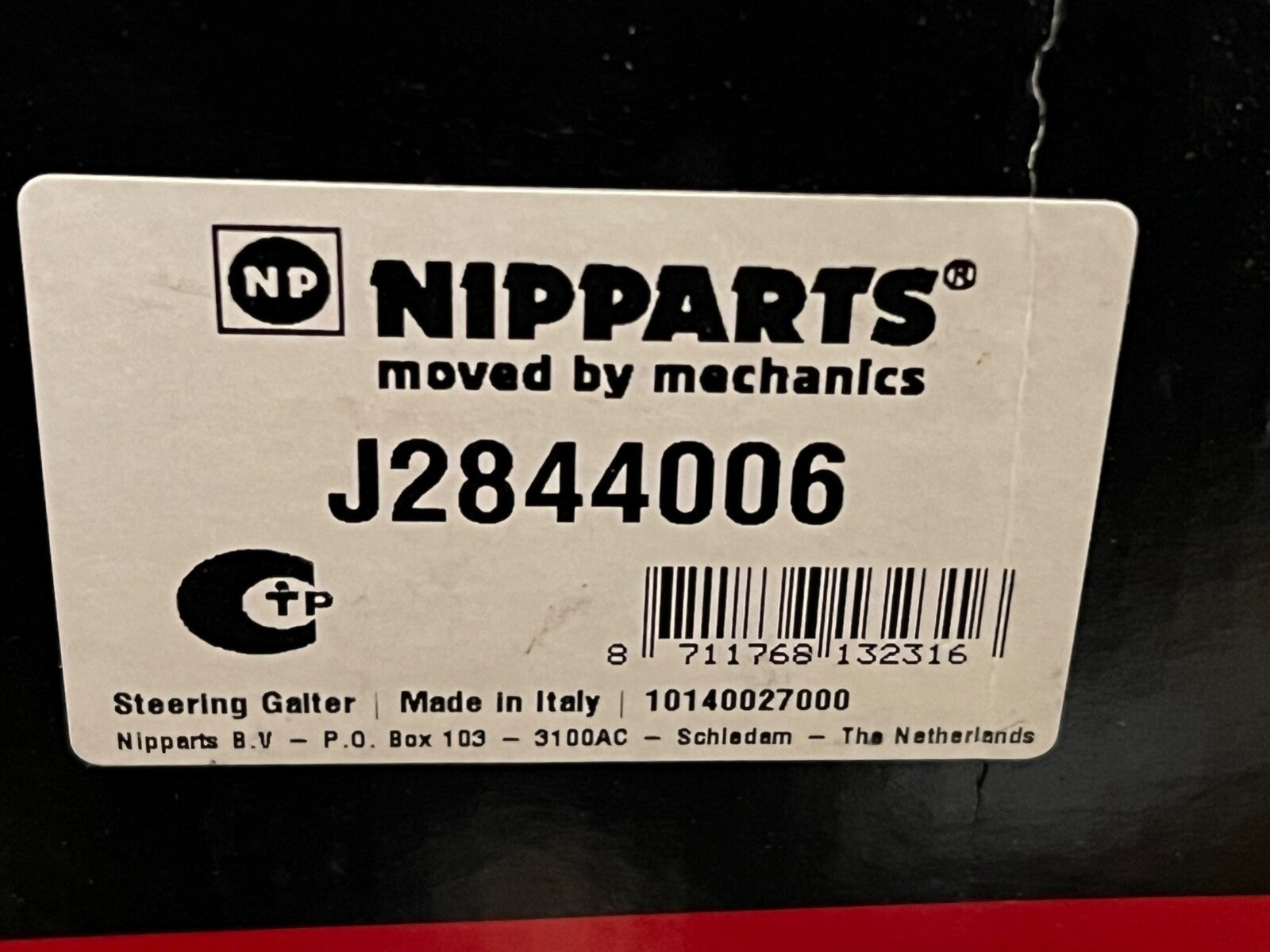 Nipparts J2844006 Steering Rack Gaitors / Boots