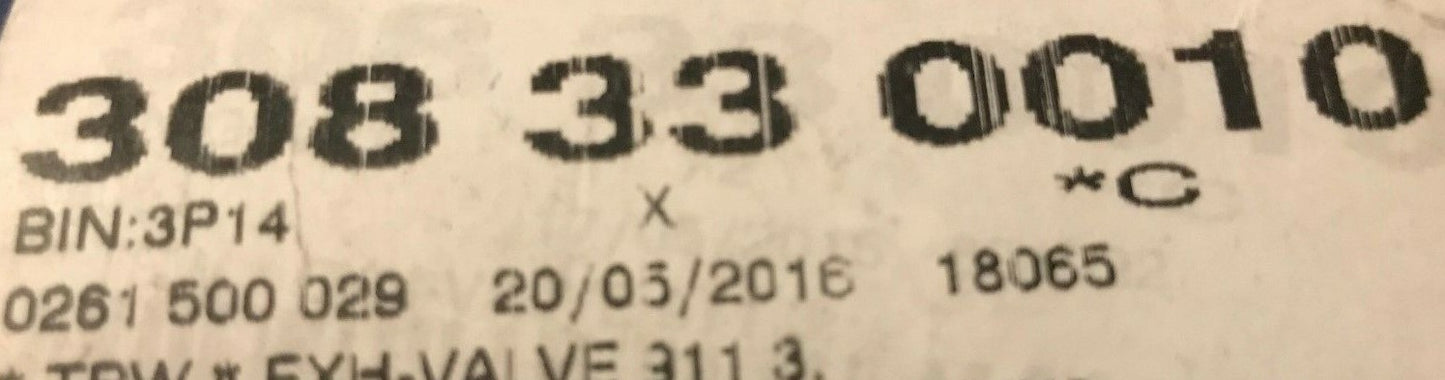 Exhaust Valve (Box of 2) Porsche 911 1977-1989 3.0 3.2 3.3  3051 308330010