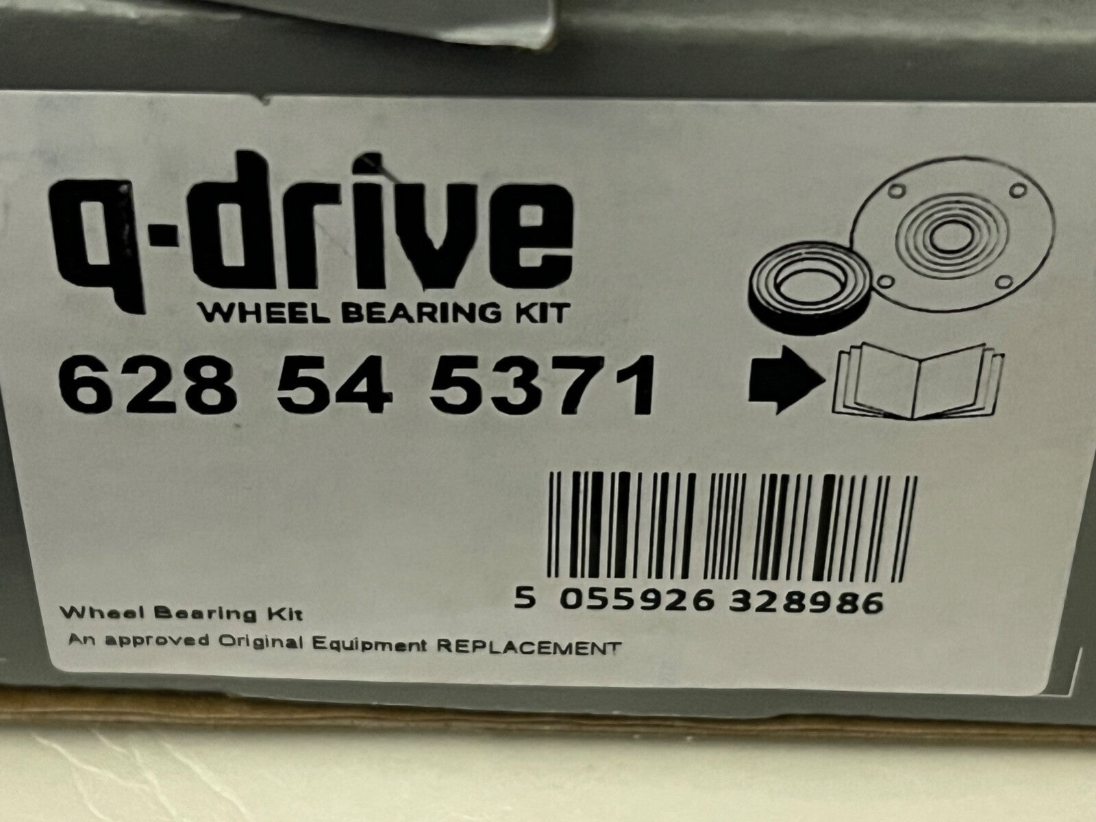 Q Drive 628545371 Wheel Bearing fits Citroen Saxo Xsara Peugeot 106 206 306