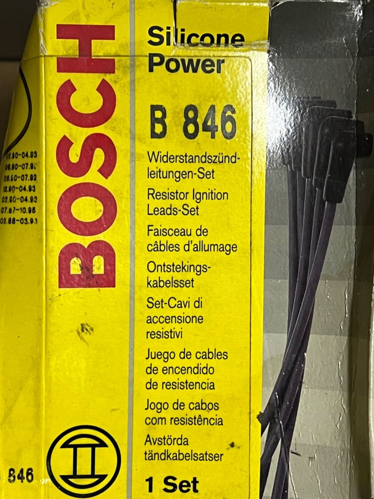 Bosch 0986356846 B846 Ignition Lead Set fits Fiat Tempra Tipo