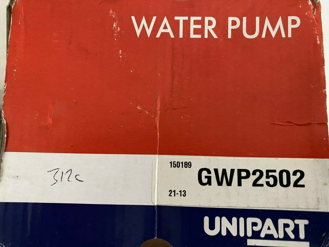 Unipart GWP2502 FWP1574 Water Pump fits Vauxhall Opel