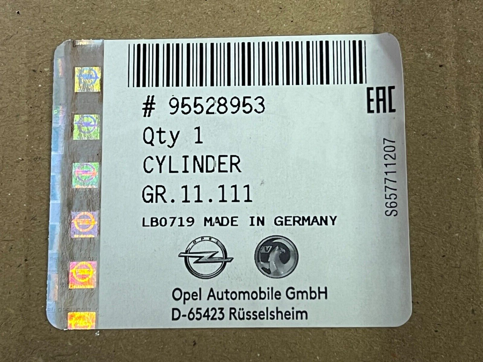 95528953 Genuine Vauxhall Slave Cylinder Kit fit Vauxhall Zebra B 1.6 2.0 Petrol