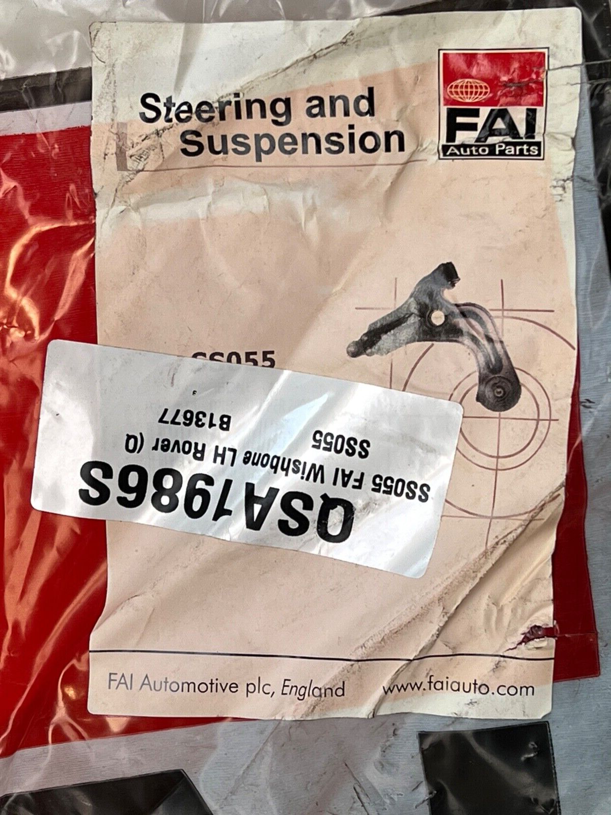 FAI SS055 Front Left Hand Side Track Control Arm fits Mini