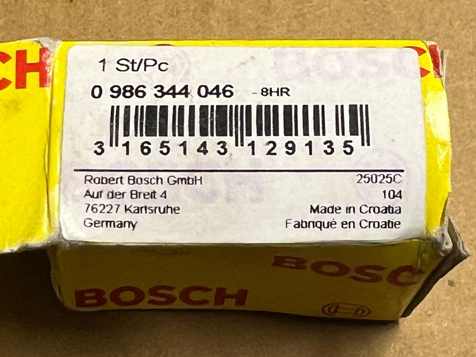 Bosch 0986344046 Oil Pressure Switch fits Alfa Romeo Renault