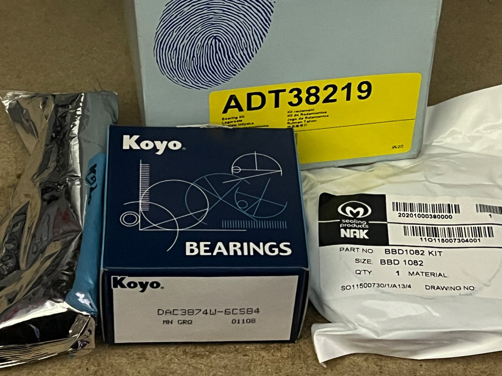 Blue Print ADT38219 Front Wheel Bearing Kit fits Toyota Carina Carina E Celica