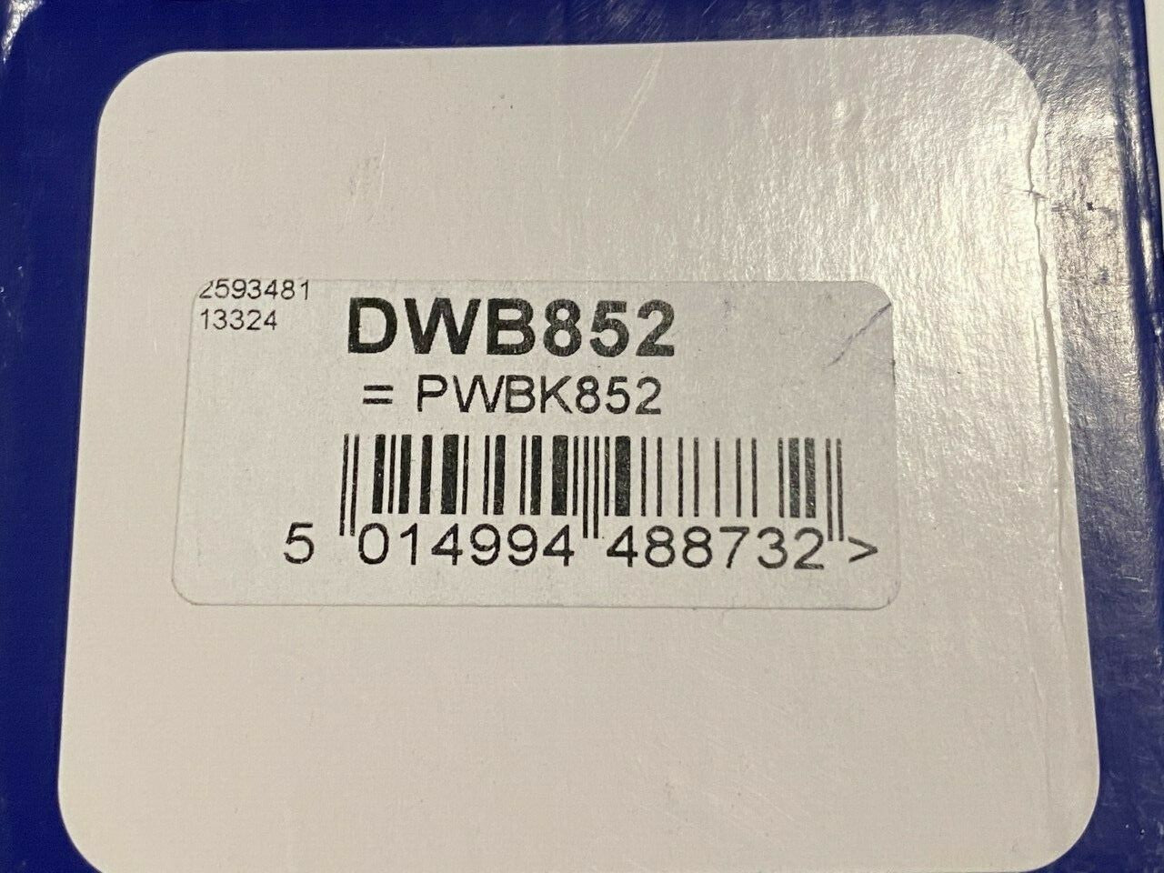 DWB852 Wheel Bearing Kit