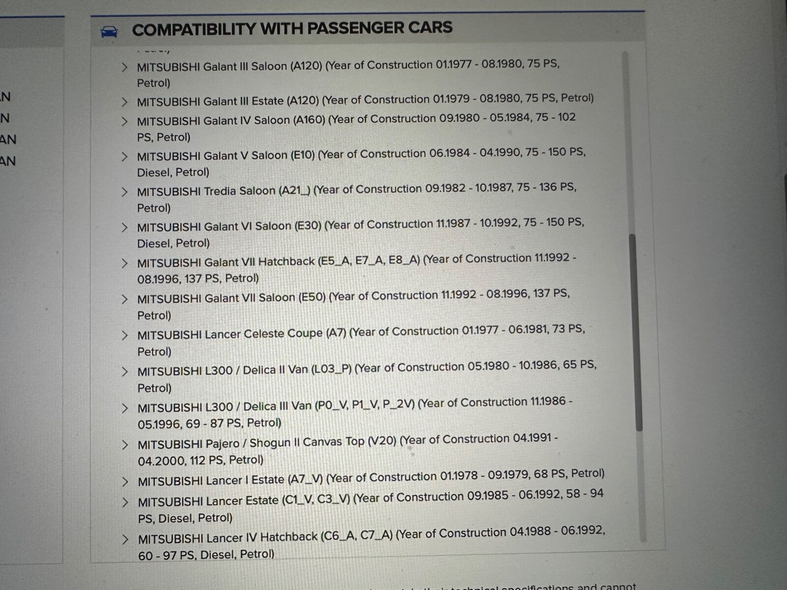 Japko 21085A Big End Bearings fits Mitsubishi Colt Galant Lancer L300 Pajero