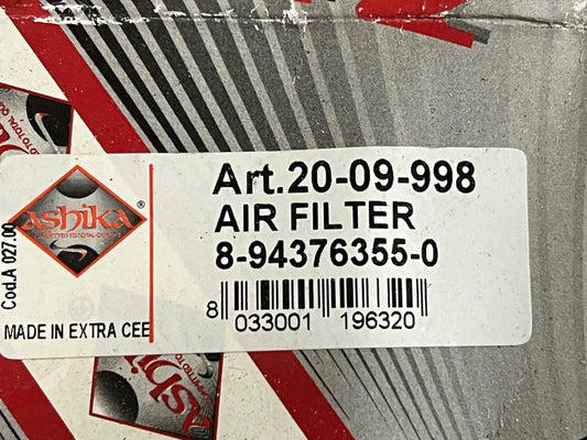 Air Filter for ISUZU:GEMINI,GEMINI Saloon,STYLUS Saloon 8-9437-63550