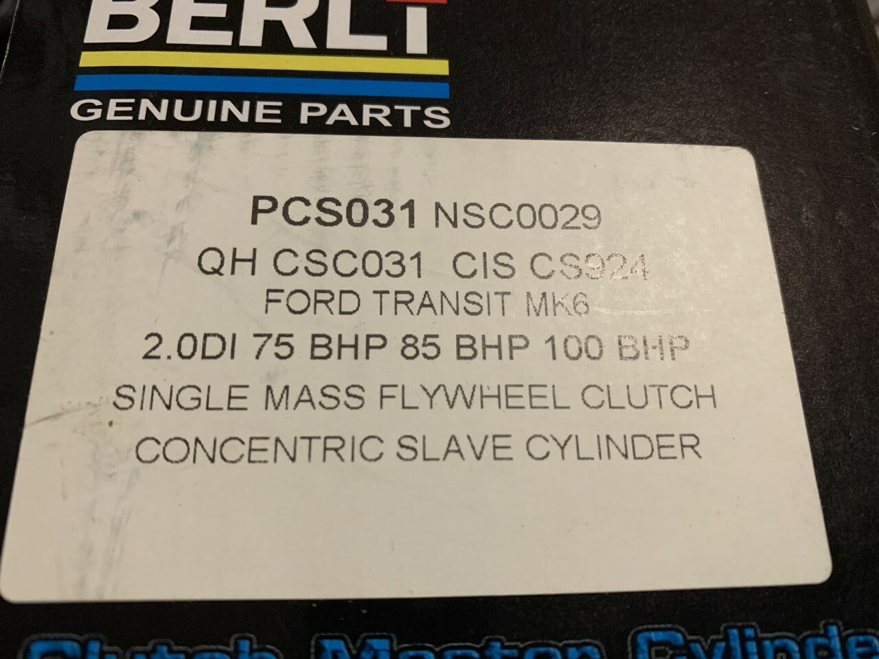Berlt PSC031 Concentric Slave Cylinder for Single Mass Flywheel for Ford Transit