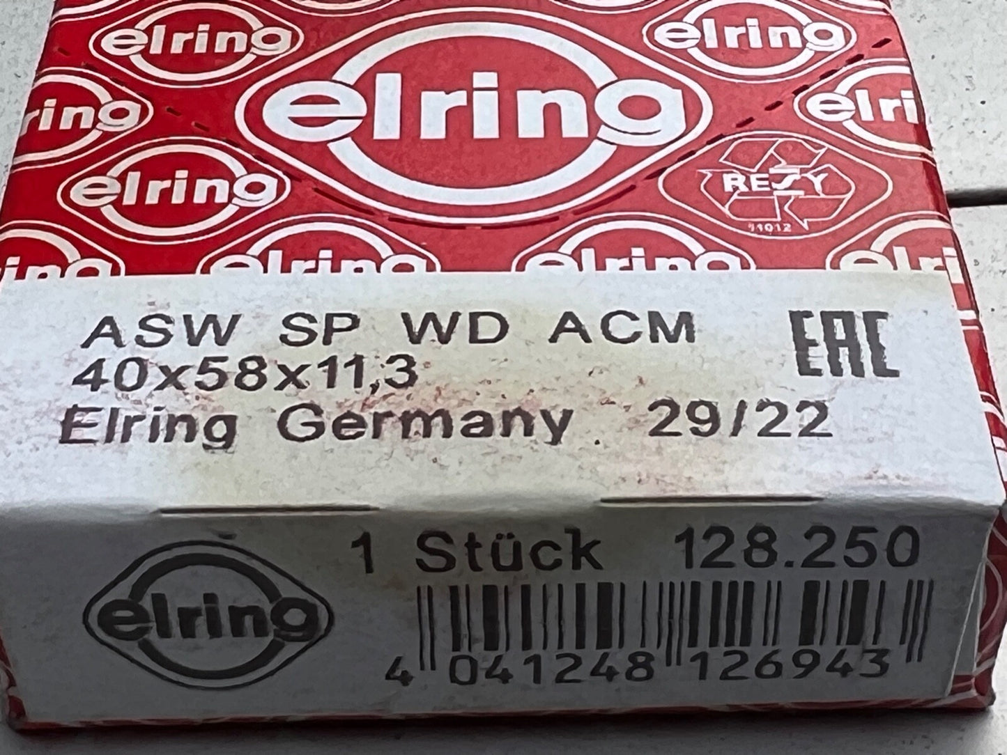 ELRING Driveshaft Seal Differential Seal Ring 128.250