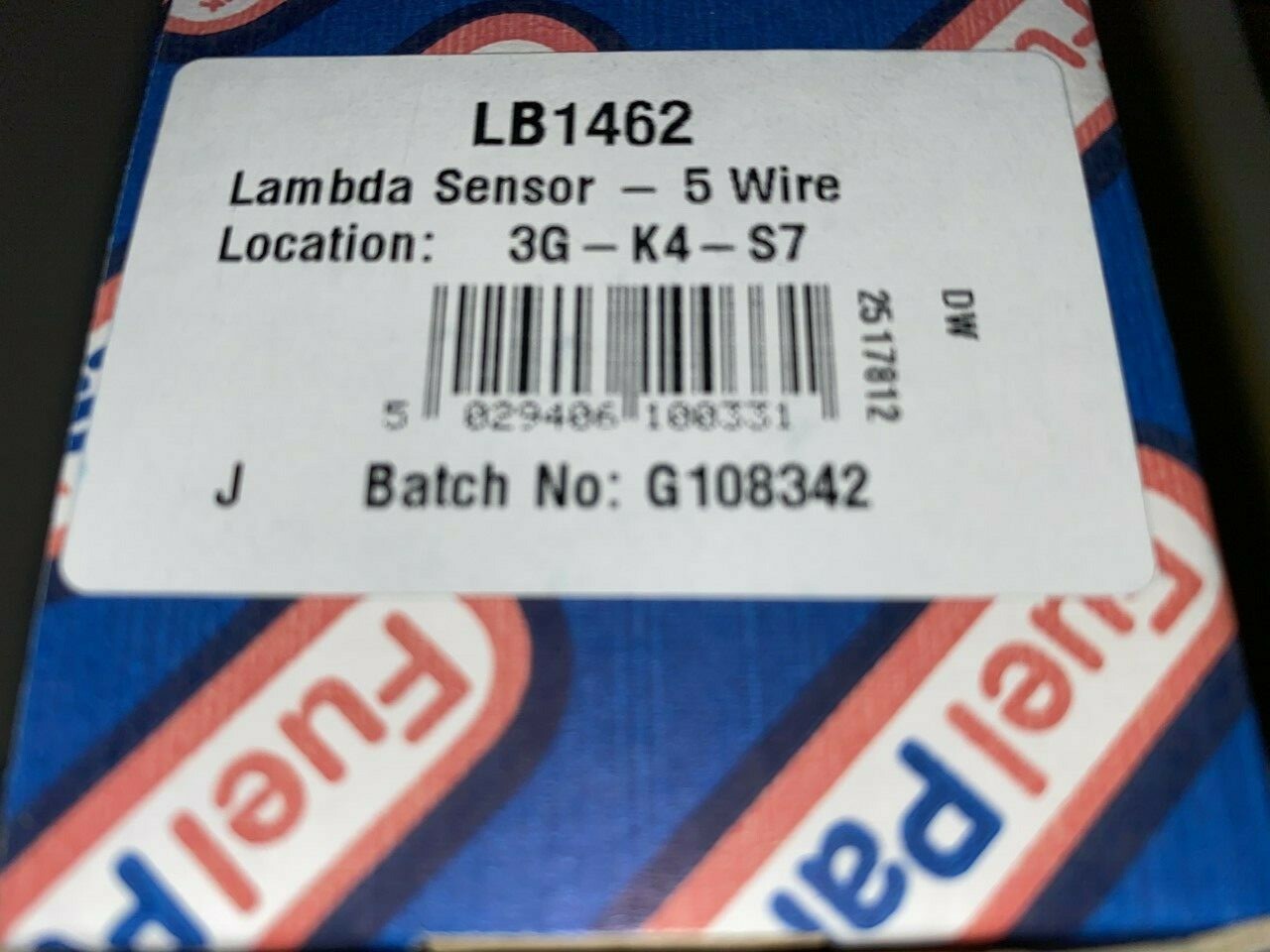 Fuel Parts LB1462 Lambda Sensor fits Volvo