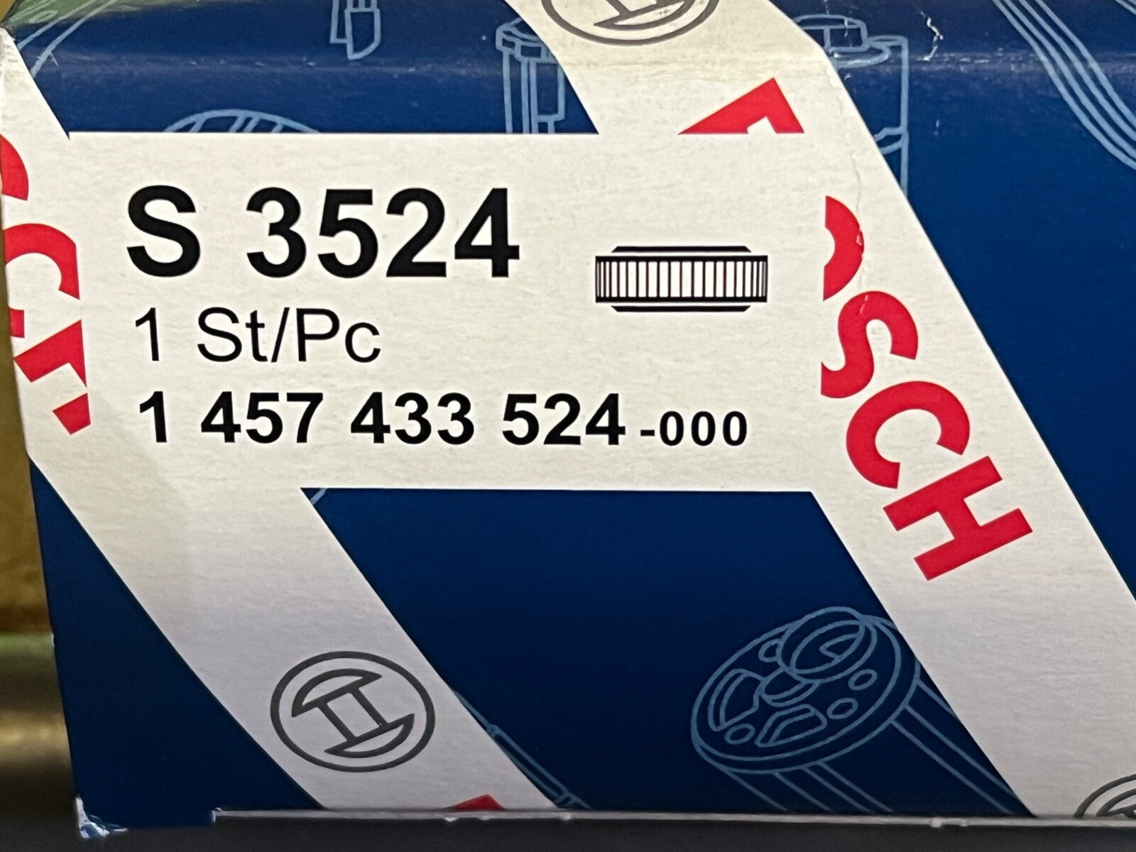 Bosch 1457433524 S3524 Air Filter fits Mercedes S Class SL