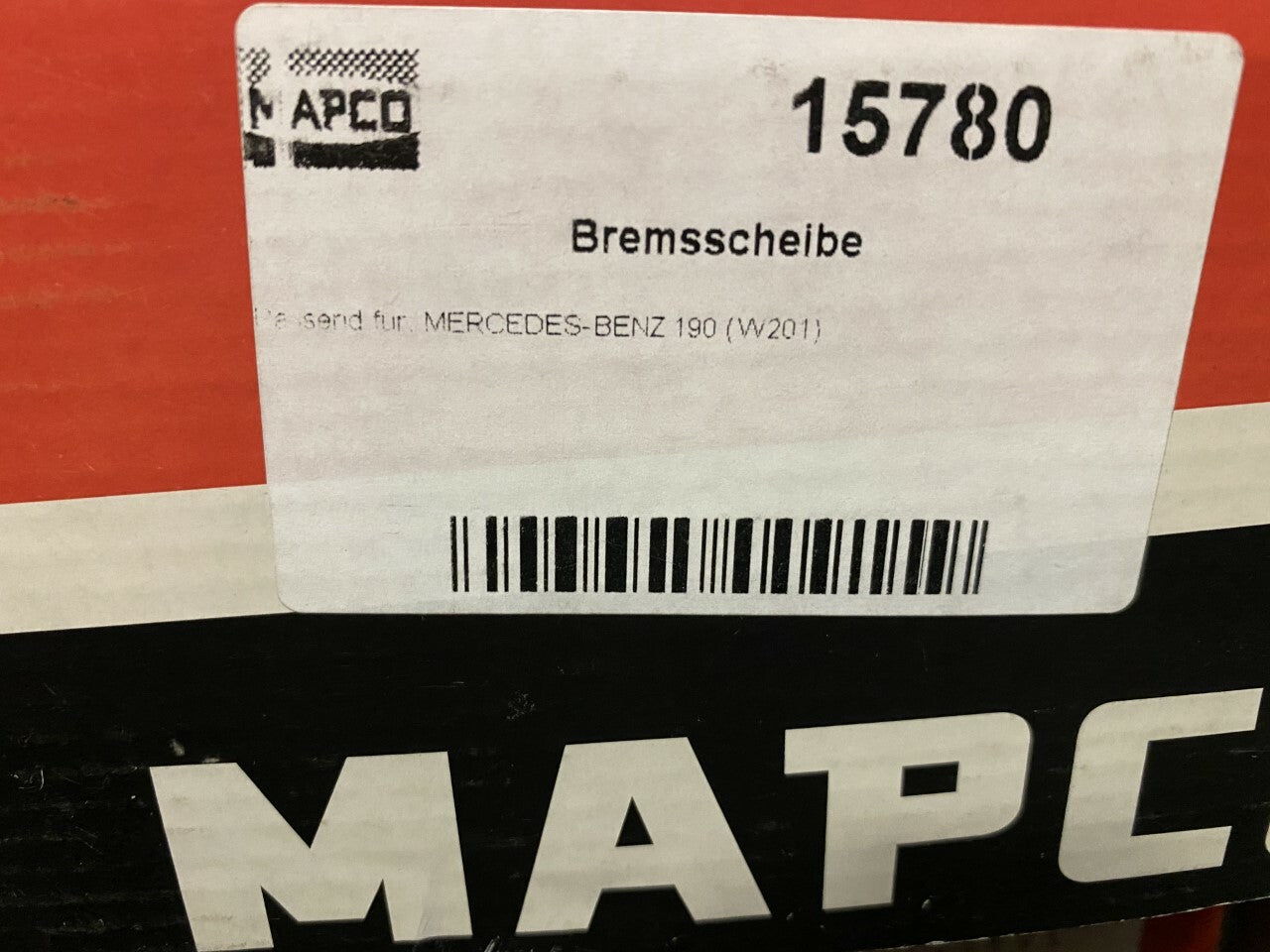 Mapco 15780 Front Brake Discs fits Mercedes